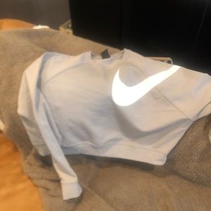 Nike cropped sweatshirt
